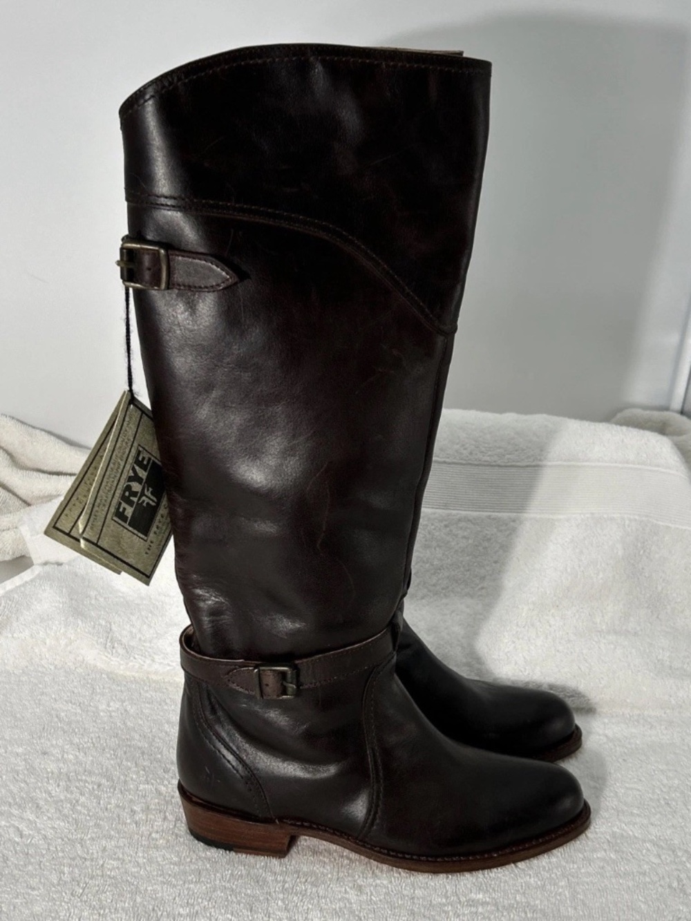 Frye Dorado 77561 Women’s Brown Leather Knee-High Boots